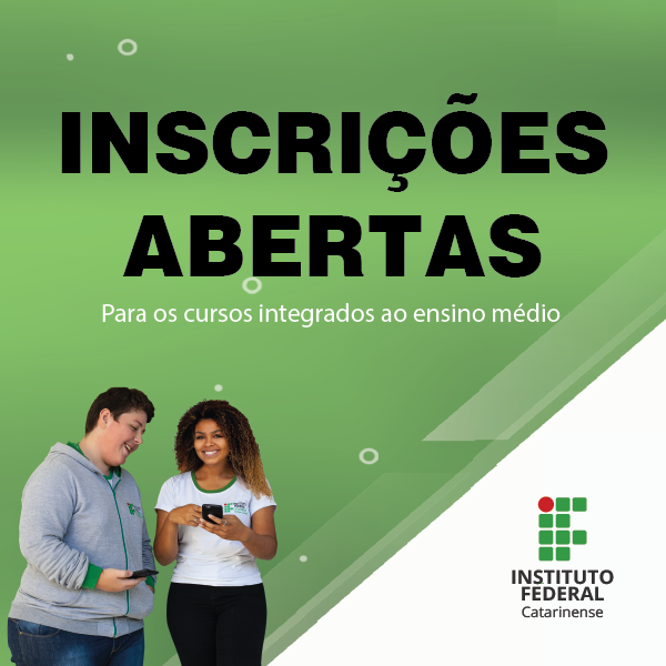 Integrado inscrições abertas